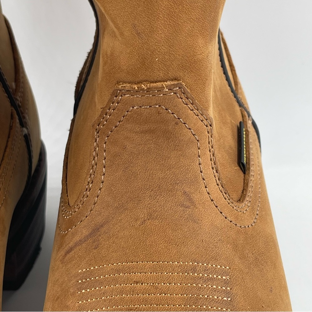 NIB! Dan Post Men’s Albuquerque Waterproof Brown Western Work Boots Soft Toe- 11 - Picture 9 of 15